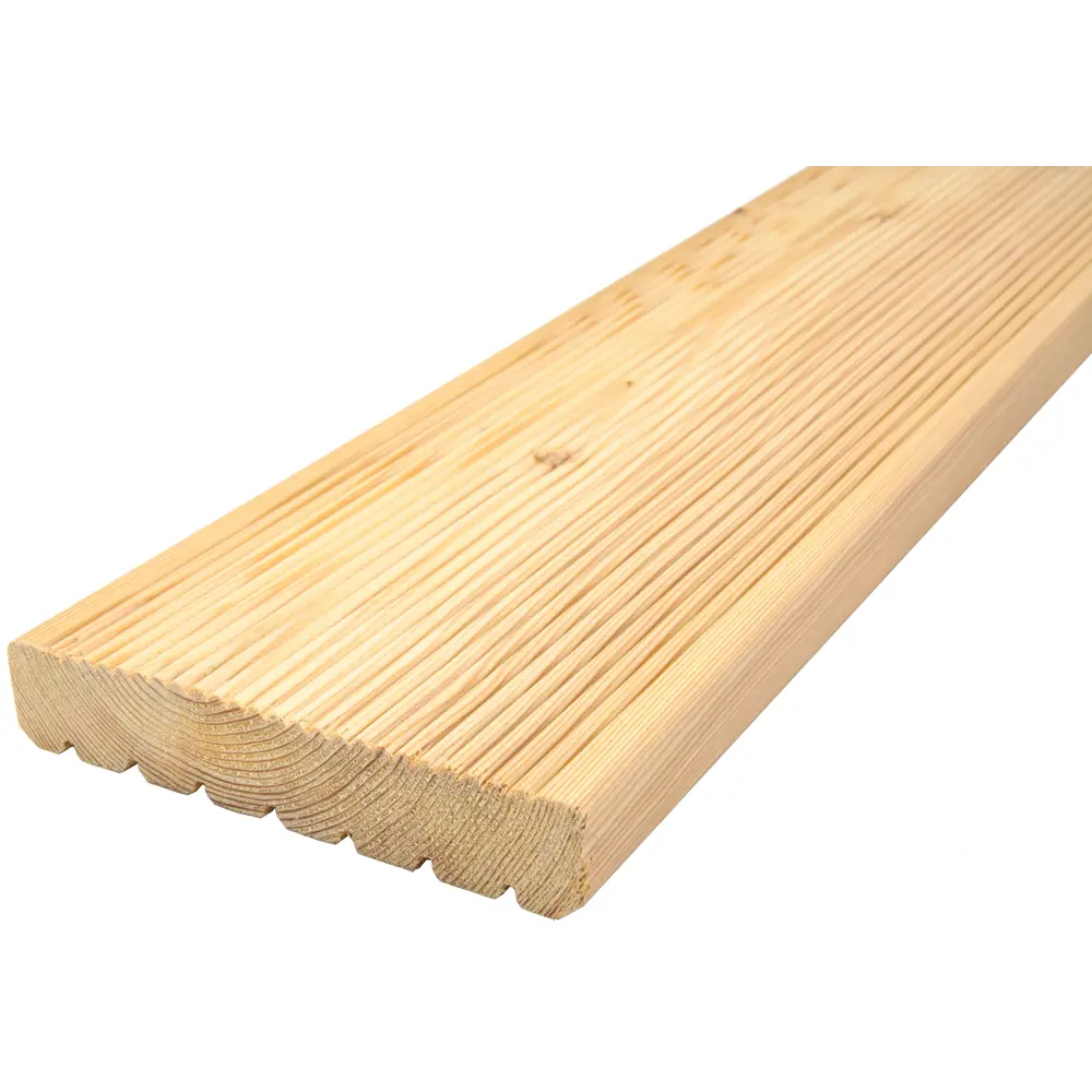 Террасная доска Santreyd из лиственницы с рифленой поверхностью Вельвет 3000х142х27 мм 82270905 STLM-0023638