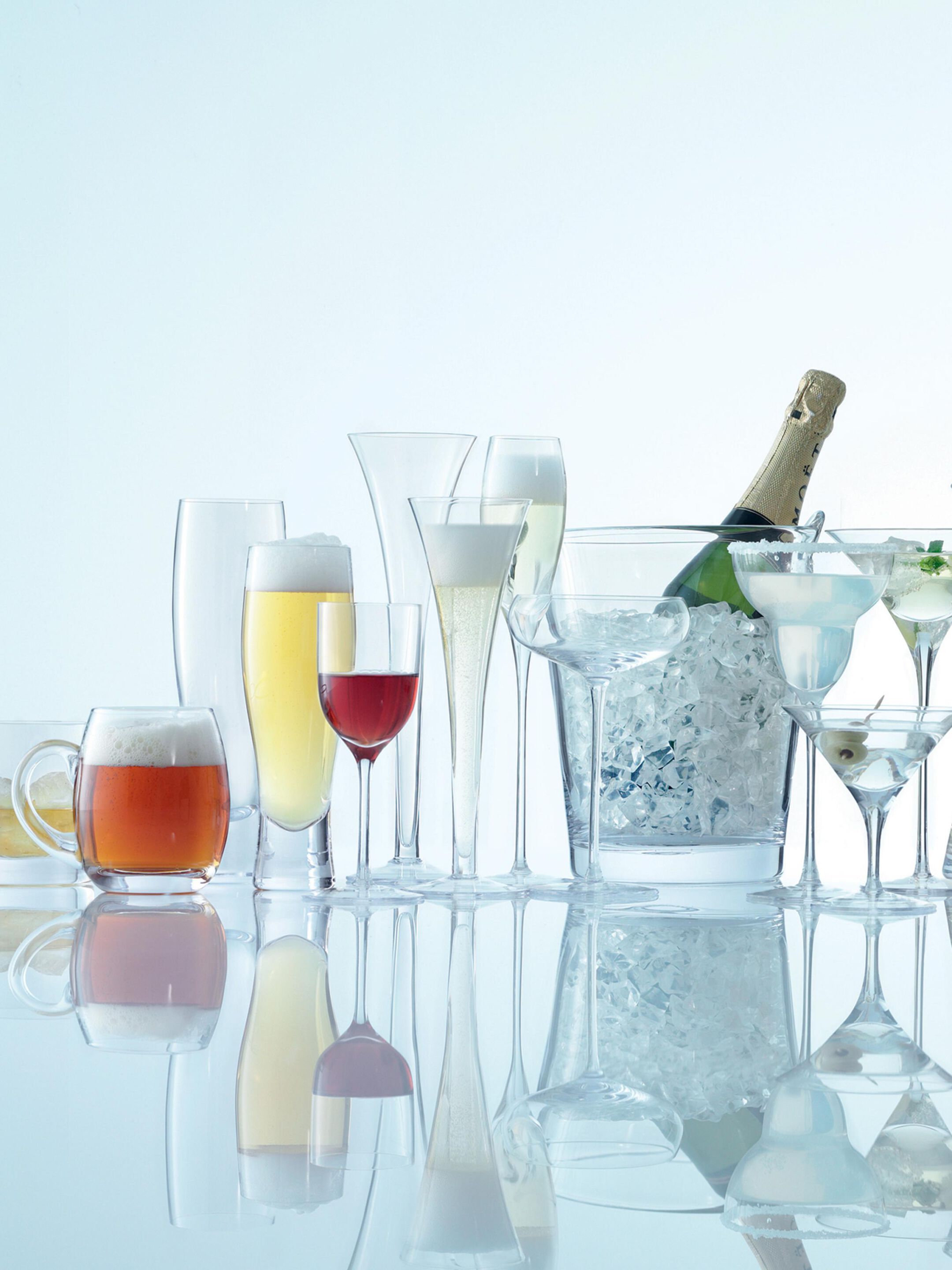 Набор пивных стаканов из дутого стекла - 550 мл LSA Бар ARCH-00088348 - Вид №2