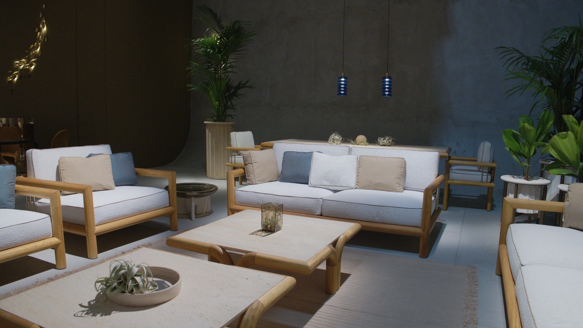 Садовый столик iroko с травертиновым верхом Paolo Castelli Greenkiss ARCH-00101609 - Вид №8