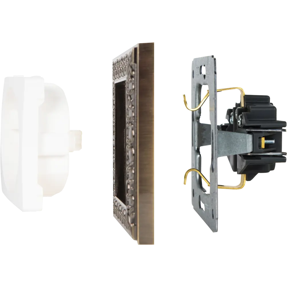 Рамка для розеток и выключателей Werkel Antik 5 постов цвет бронза STLM-2186280 - Вид №2