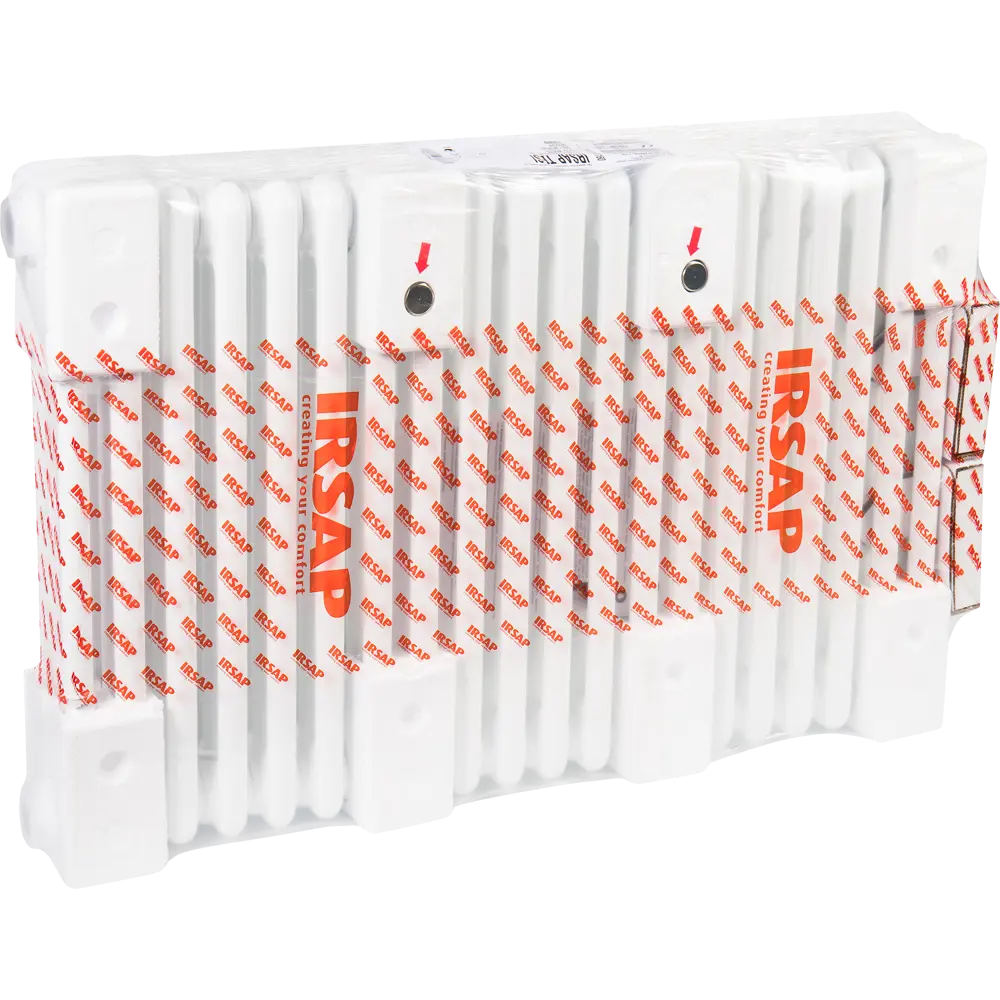 Радиатор трубчатый Irsap Tesi RT305652001A430 500/100 20 секций боковое подключение сталь белый STLM-2149294 - Вид №5