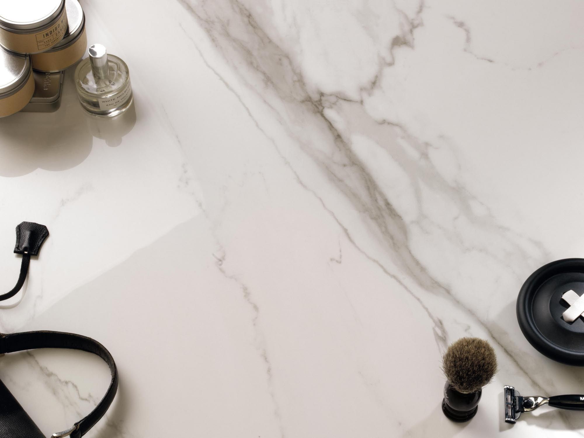 Белое керамическое покрытие с эффектом мрамора Supergres Purity of Marble ARCH-00085896 - Вид №10