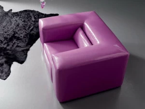 Modenese Gastone Кожаное кресло с подлокотниками Minimal baroque 42405