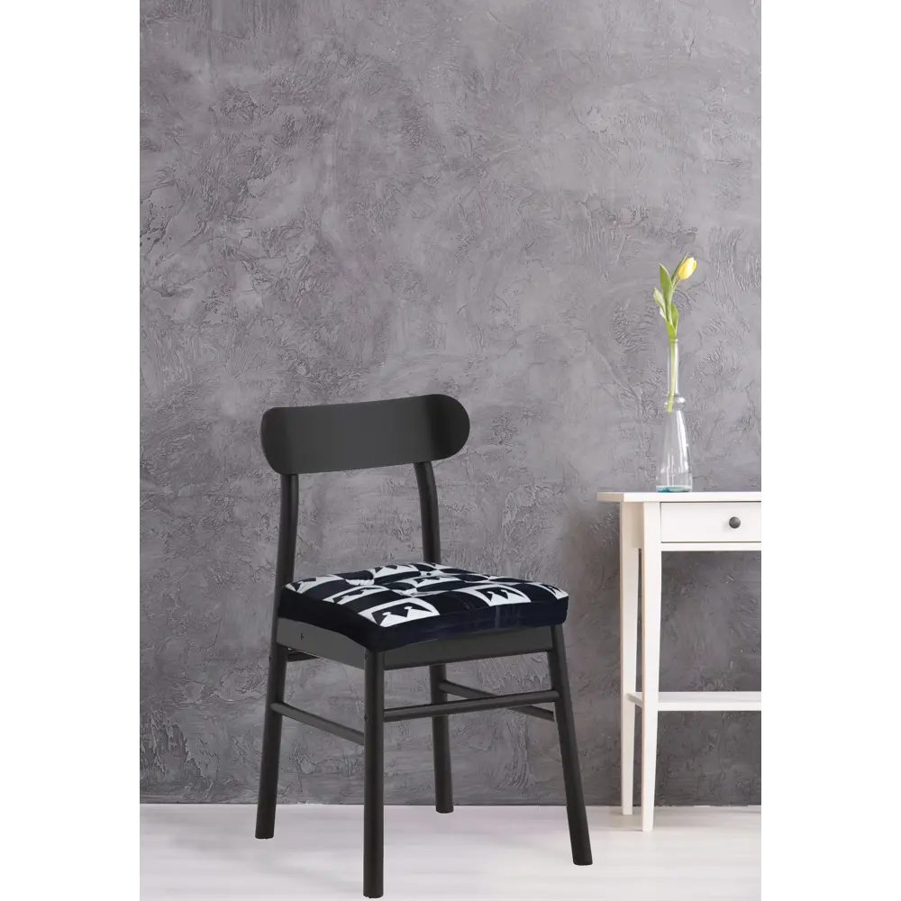 Подушка на стул King 40х40 см цвет черно-белый SEASONS STLM-2136448 - Вид №3