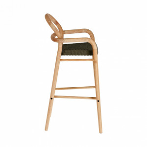 077837 Барный стул серо-зеленый В.108 La Forma Sheryl