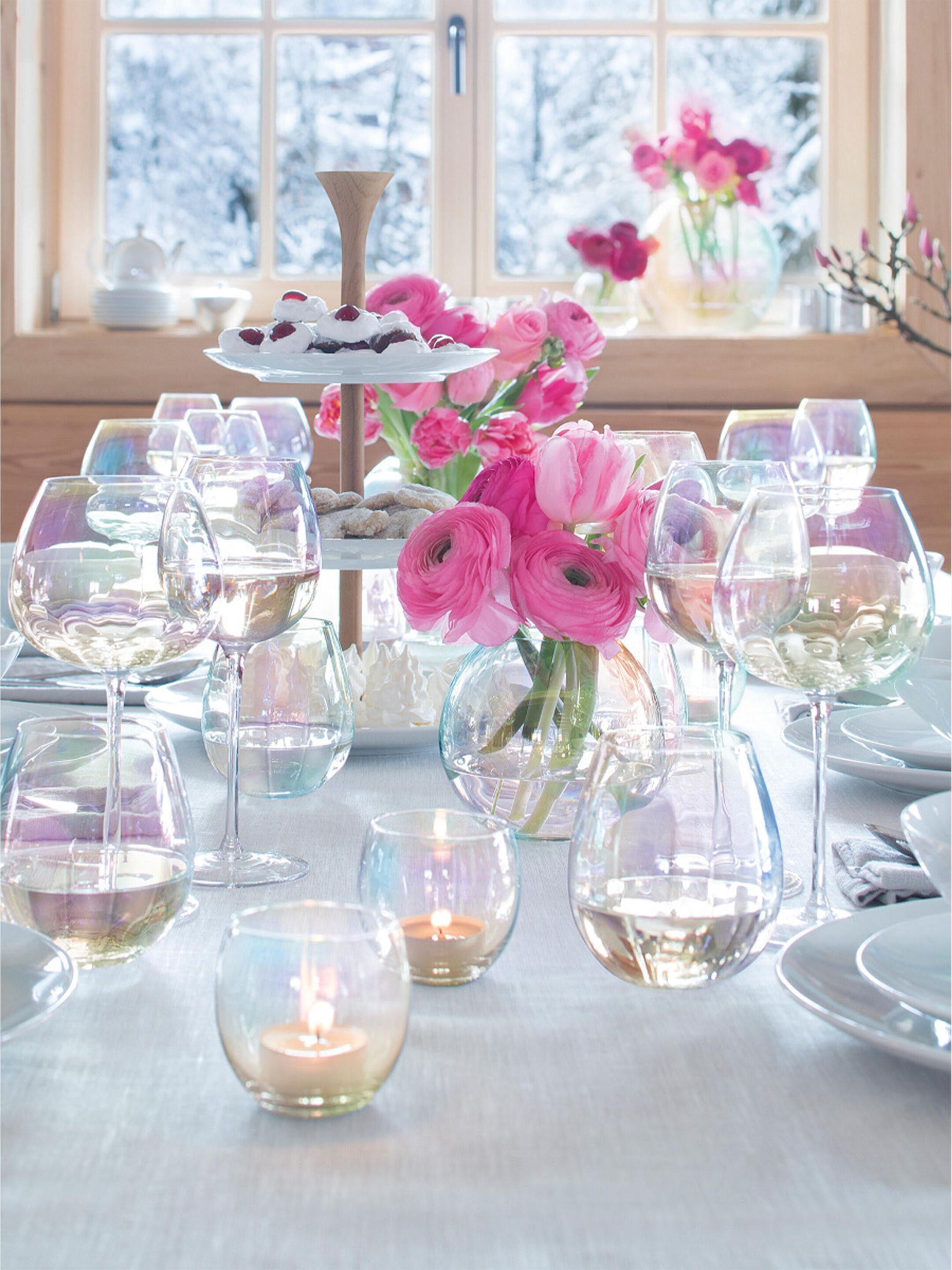 Набор стаканов из дутого стекла - 425 мл LSA Pearl ARCH-00070726 - Вид №4