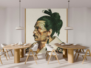 Обои с рисунком с цифровой печатью