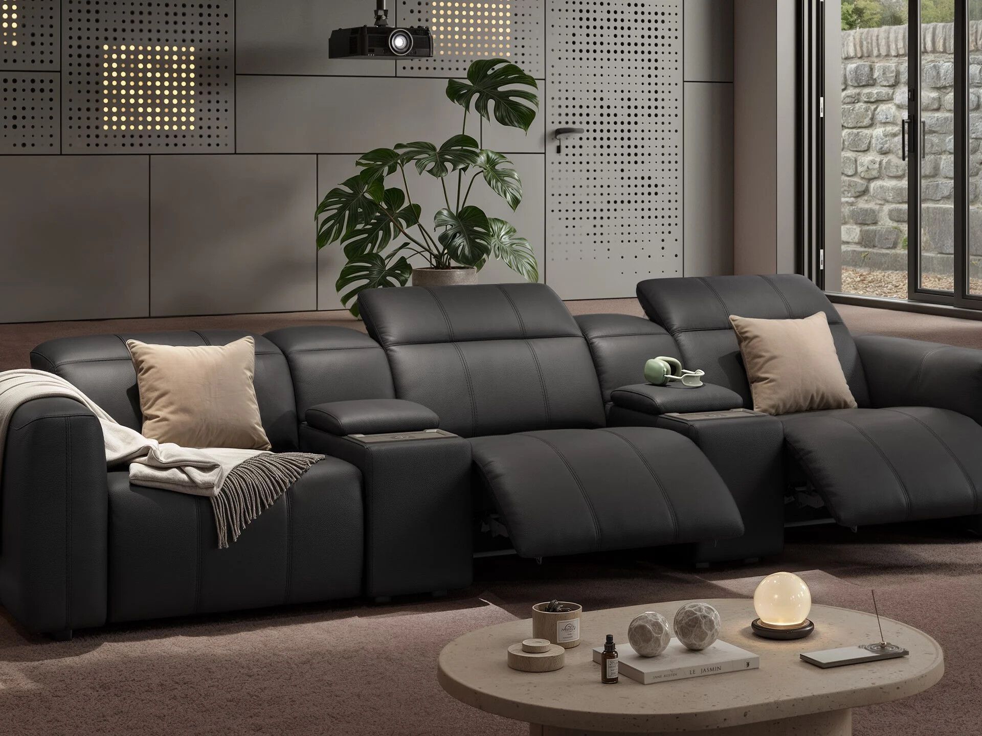 3-местный кожаный диван Sofanella Florida Kino ARCH-00134441 - Вид №1