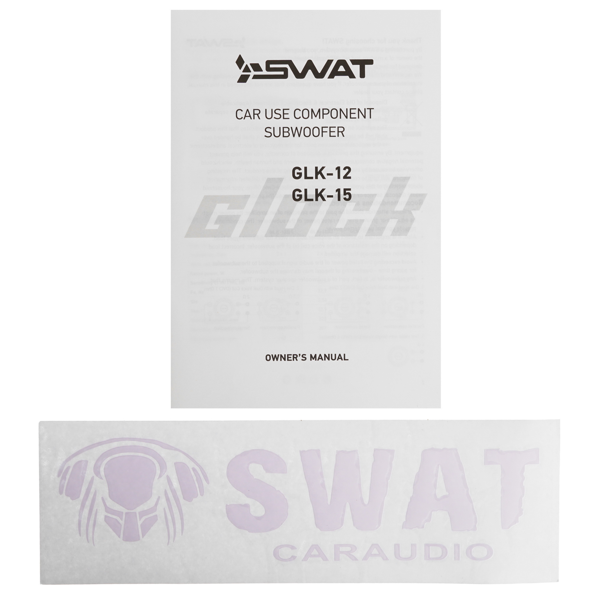 5606485 Сабвуферный динамик SWAT GLK-15D2 STDN-0012867 - Вид №4