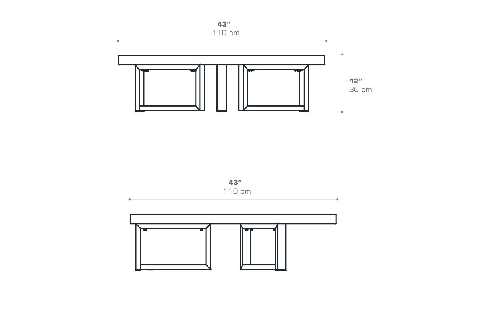 HPL круглый низкий садовый журнальный столик MAMAGREEN Munia ARCH-00102498 - Вид №6