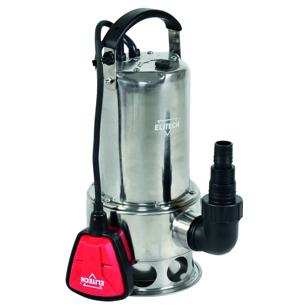 Насос погружной дренажный для грязной воды Elitech НПФ 1200Н, 15700 л/ч STLM-2107633