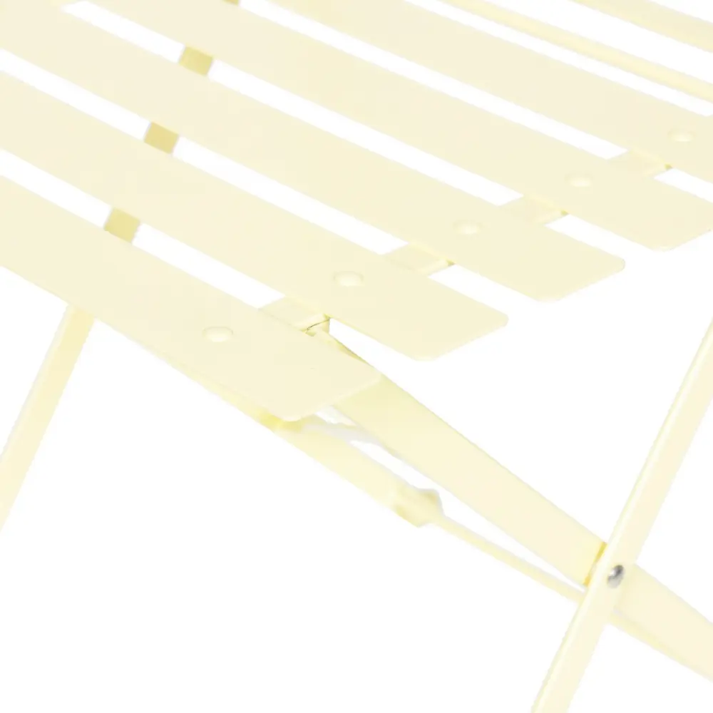 Стул садовый складной, металл, цвет желтый Santreyd STLM-2085421 - Вид №3