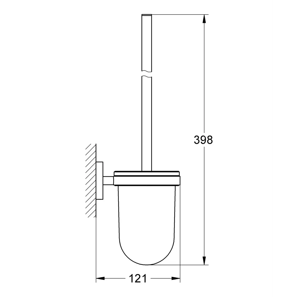 Ёршик для унитаза подвесной Grohe Essential 40374001 Essentials STLM-2093402 - Вид №4