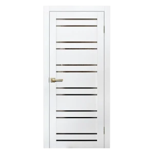 Комплект двери Artens Уна со стеклом 80x200 см Hardflex белый без доборов