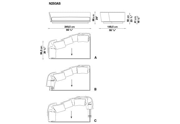 Секционный диван B&B Italia Noonu ARCH-00013428 - Вид №29