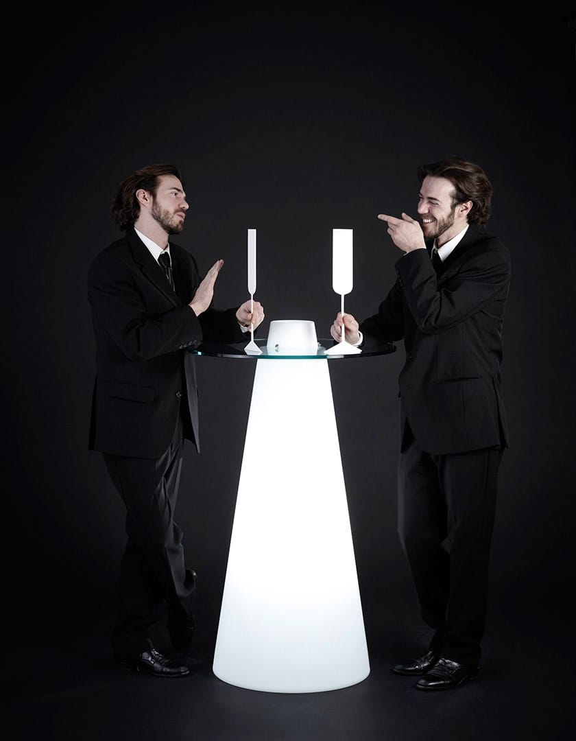 Высокий стол из полиэтилена для контракта SLIDE PEAK ARCH-00101759 - Вид №6