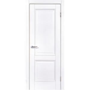 87418082 Дверь межкомнатная глухая с замком и петлями в комплекте Палермо 60x200 см полипропилен цвет аляска STLM-0073780 PORTIKA