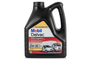 17415924 Моторное масло Delvac City Logistics M 5W30 синтетическое 4 л 153904 MOBIL