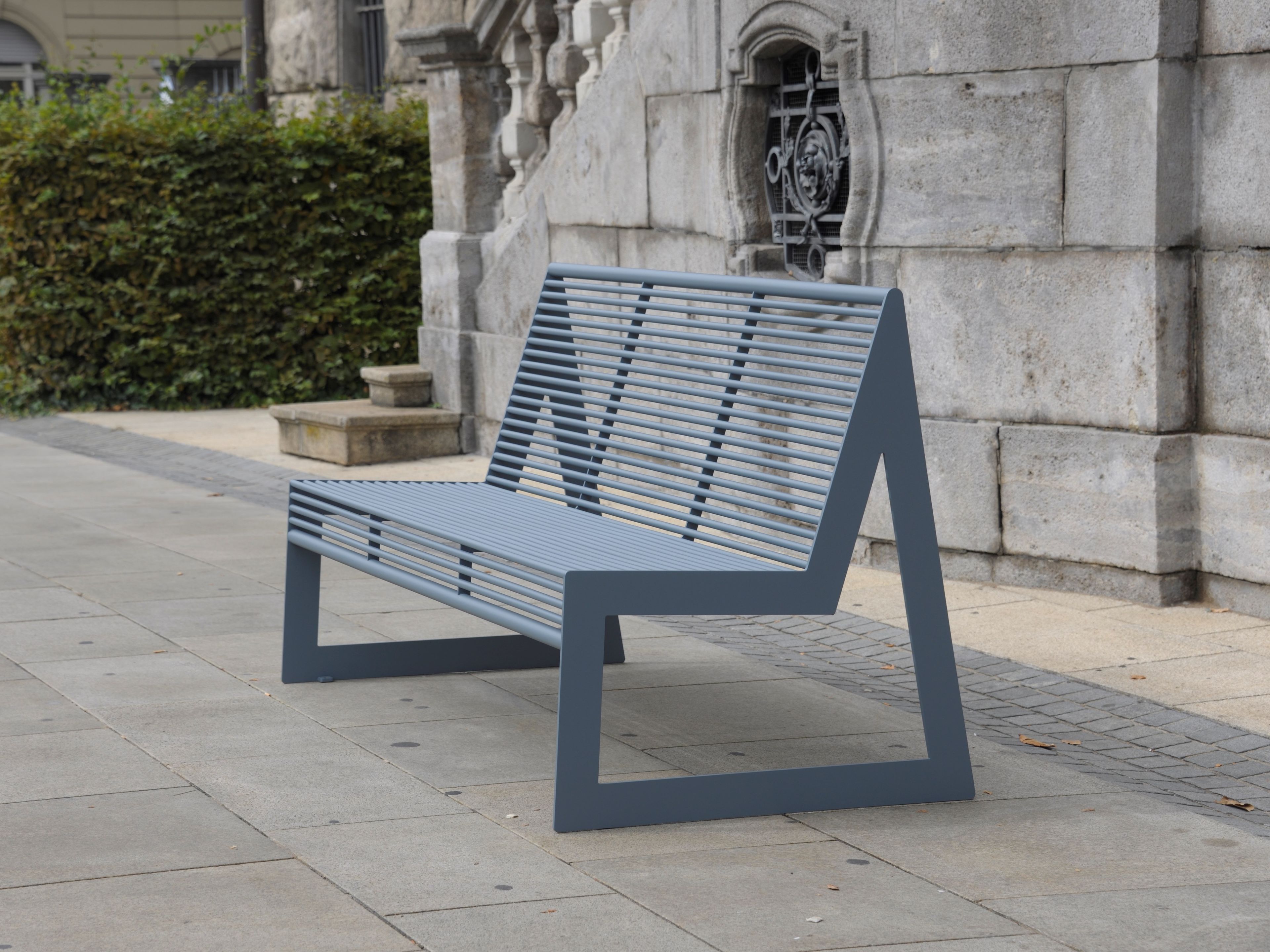 Скамья из нержавеющей стали со спинкой BENKERT BANKE Siardo ARCH-00036234 - Вид №3