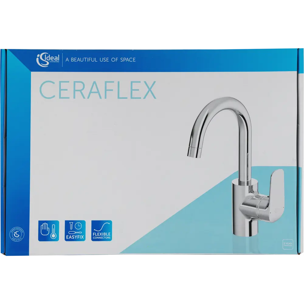 Смеситель для раковины Ideal Standard Ceraflex однорычажный цвет хром STLM-2136618 - Вид №4
