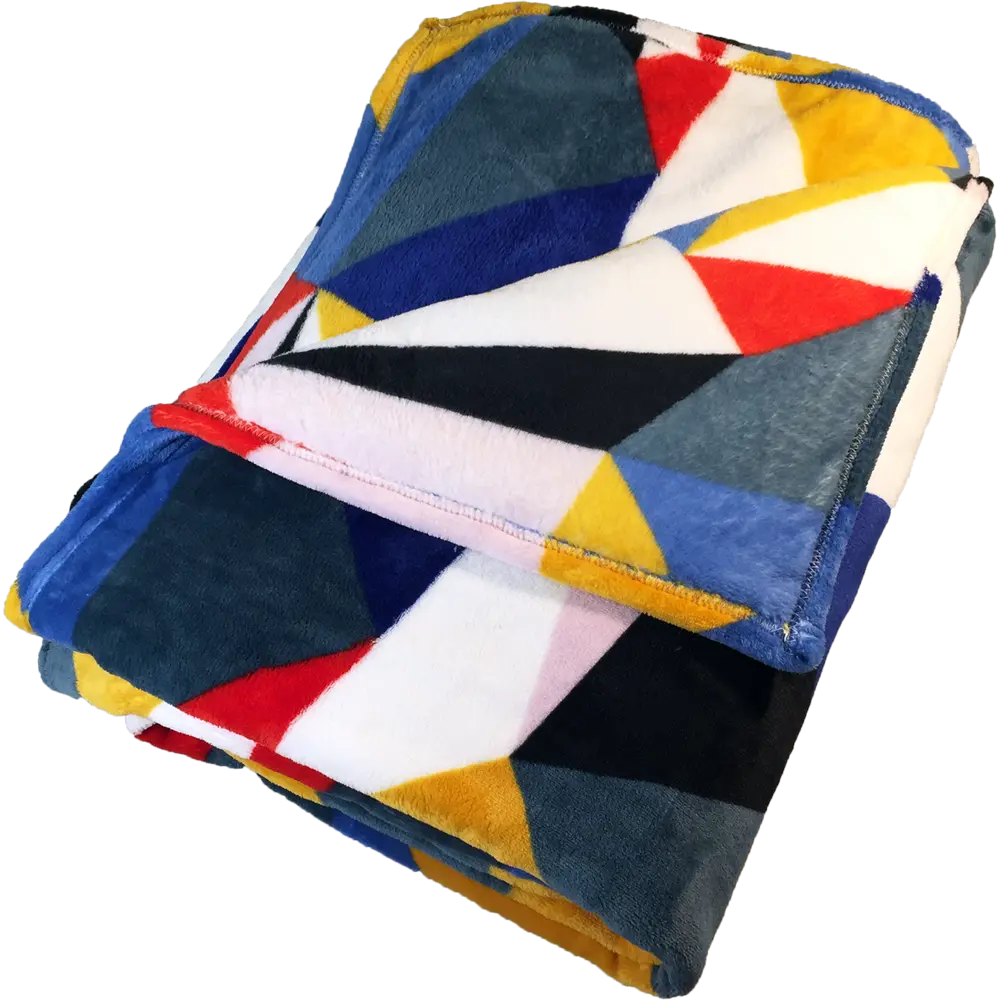 Плед «Калейдоскоп» 200x220 см микрофибра цвет мультиколор BELEZZA STLM-2178486 - Вид №2