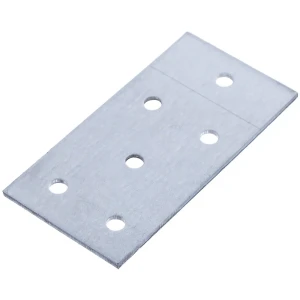 Пластина соединительная 80х40х2 мм, оцинкованная сталь