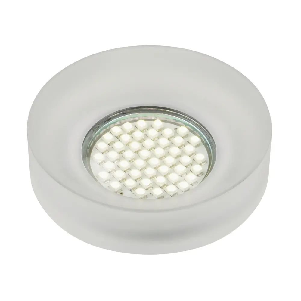 Светильник точечный встраиваемый DLS-N101 с LED-подсветкой под отверстие 65 мм, 1.7 м², цвет прозрачный 82644310 STLM-2178942 Fametto 