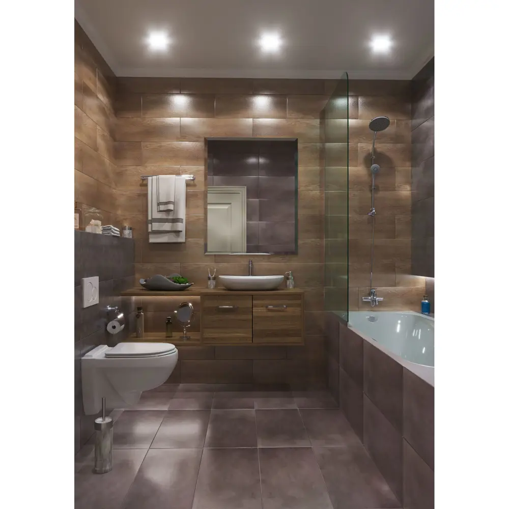 Плитка настенная Golden Tile Kendal 30х60 см 1.44 м2 цвет графитовый толщина 9 мм STLM-2079715 - Вид №1