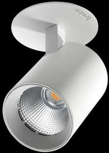LUNOO Круглый регулируемый светодиодный прожектор из алюминия с порошковым покрытием Varo