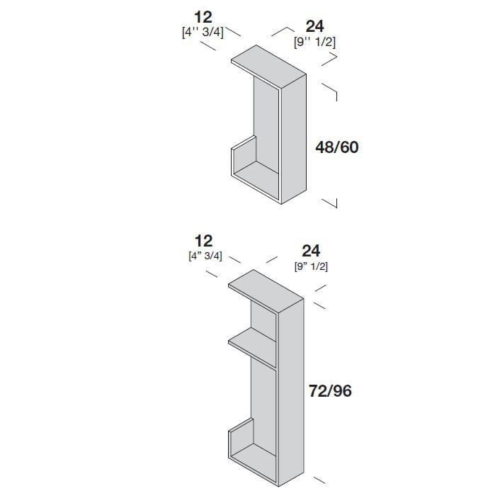 Полка для ванной комнаты Corian® Rexa уникальный ARCH-00062069 - Вид №1