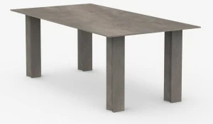 Miter Прямоугольный обеденный стол из керамогранита Kibo