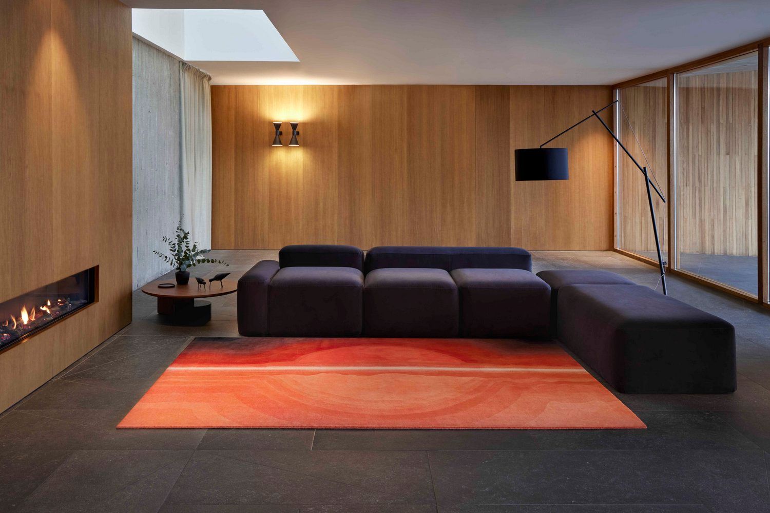 Шерстяной ковер ручной работы с прямоугольным рисунком GAN SUNSET ARCH-00098432 - Вид №1