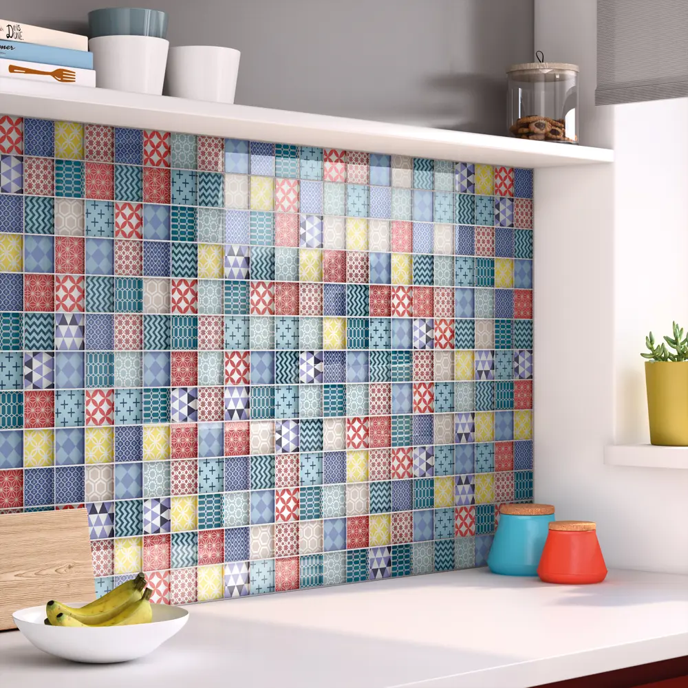 Мозаика Artens «Shaker», 30х30 см, стекло, цвет разноцветный STLM-2120565 - Вид №4
