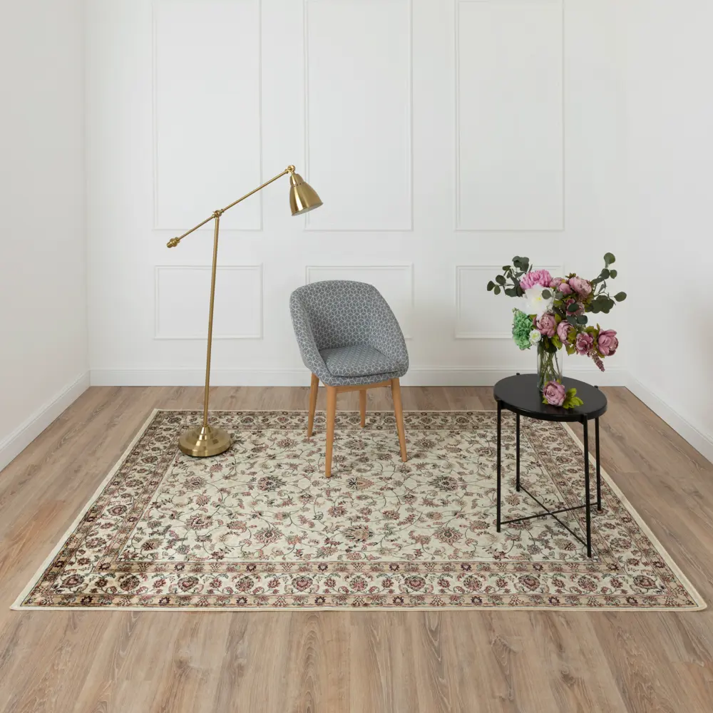 DEVOS-CABY Ковер Isphahan: кремовая вискоза для уютного интерьера 89375840 STLM-1366196 - Вид №5