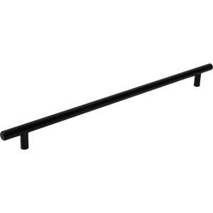 Мебельная ручка-рейлинг матовый черный 320 мм