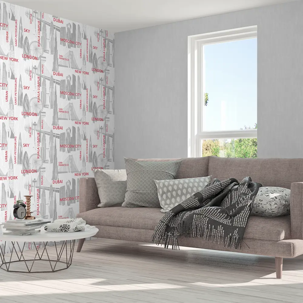 Обои флизелиновые Victoria Stenova Capital белые 1.06 м 888831 STLM-2178690 - Вид №3