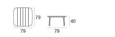 Низкий стол из тикового дерева emu Shine ARCH-00047725 - Вид №2