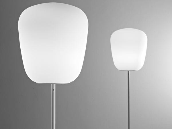 Стеклянная люминесцентная галогенная напольная лампа Fabbian Lumi Baka ARCH-00022958