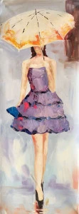 Картина на холсте 150х50 см "Обувь" EVENHOME КАРТИНЫ МАСЛОМ 130096 Бежевый;фиолетовый;разноцветный