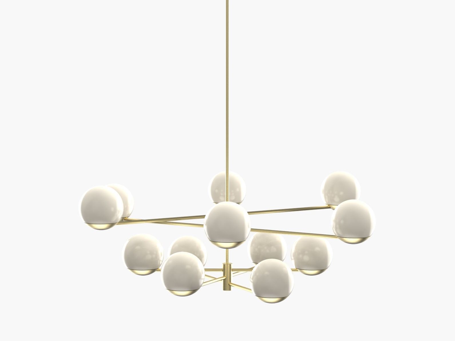 Выдувное стекло светодиодный подвесной светильник Cameron Design House Мяч и обруч ARCH-00137913 - Вид №3