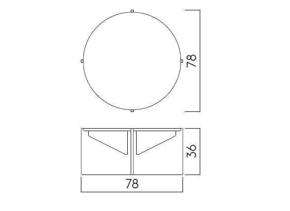 Круглый деревянный журнальный столик In Stock Кристина плотина ARCH-00030370 - Вид №4