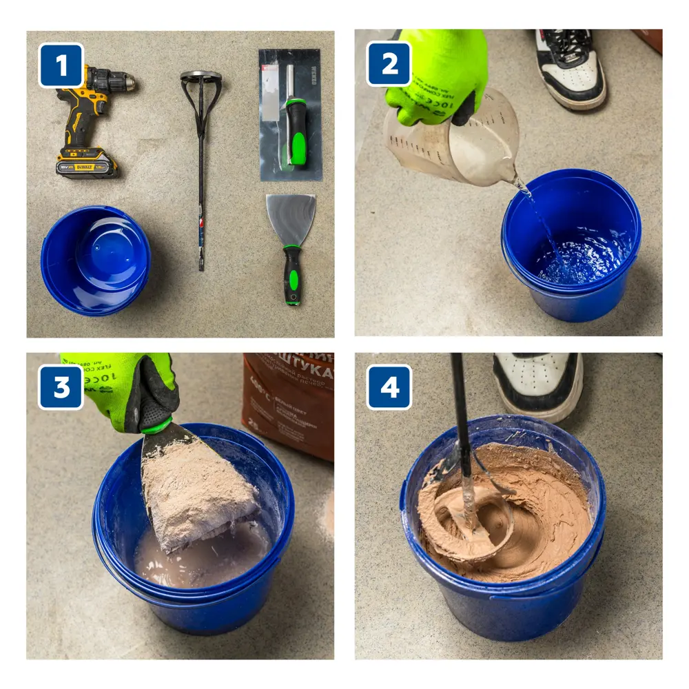 Штукатурка цементная Плитонит СуперКамин белая 25 кг PLITONIT STLM-2081889 - Вид №9