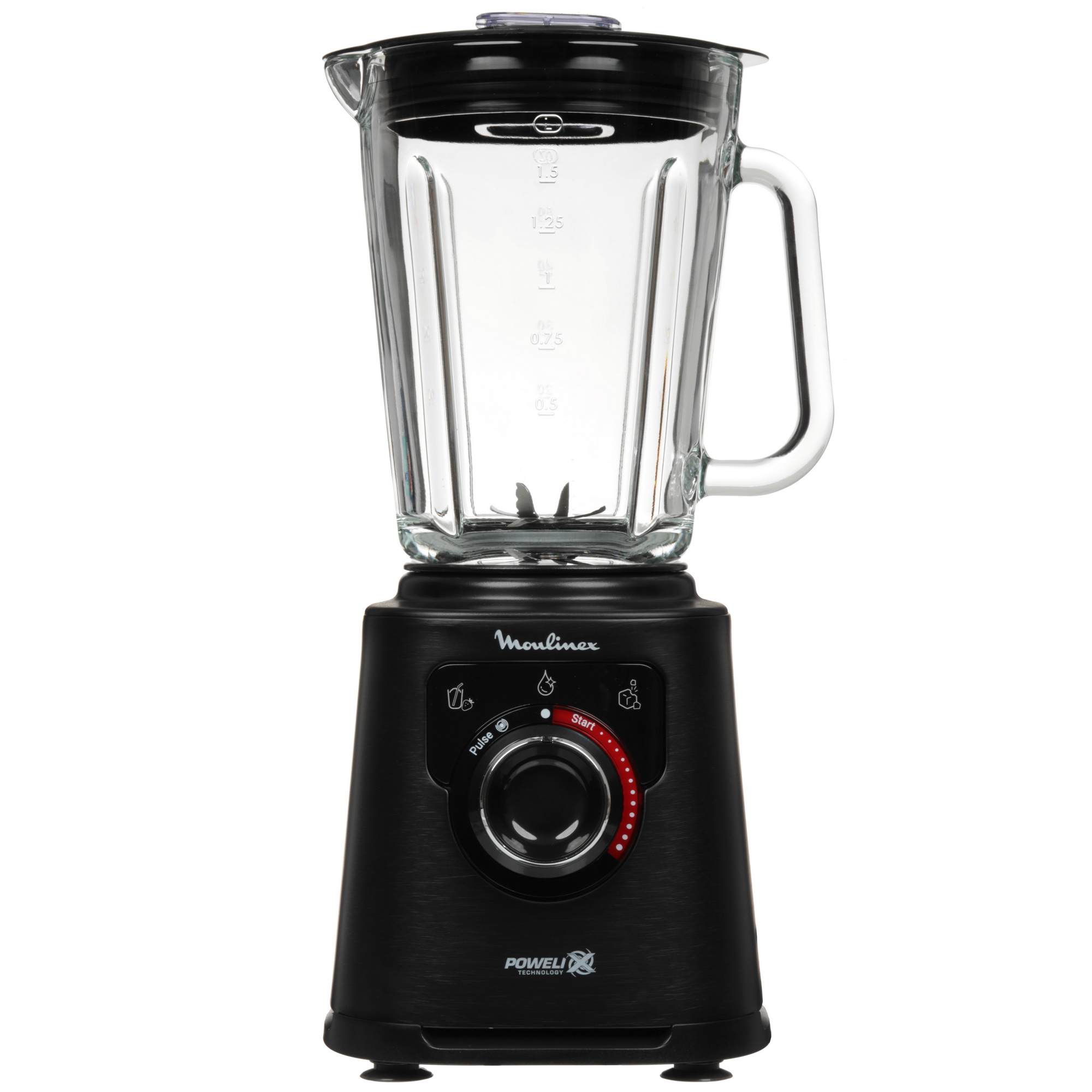 9103163 Блендер стационарный Moulinex LM87G810 черный STDN-0142922 - Вид №1