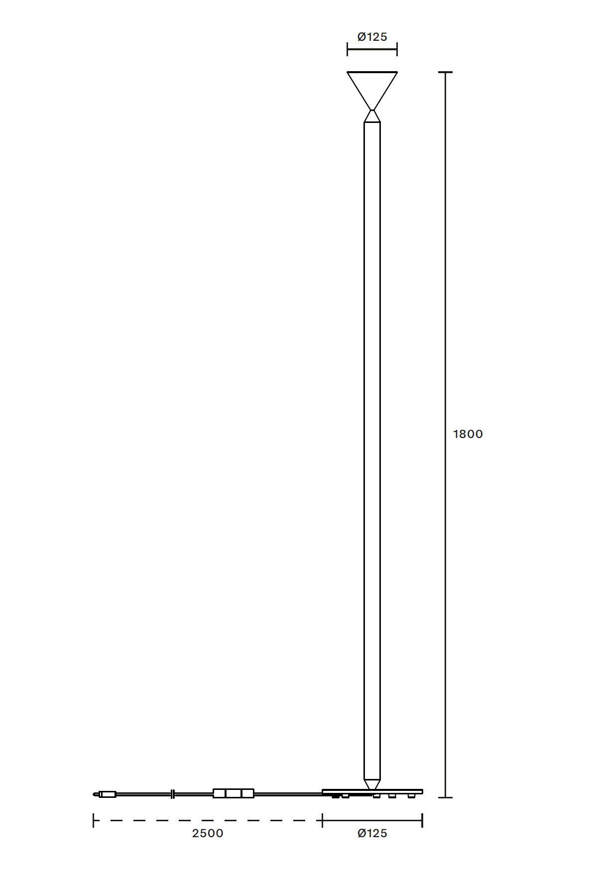 Алюминиевый торшер Pholc Apollo ARCH-00071906 - Вид №7