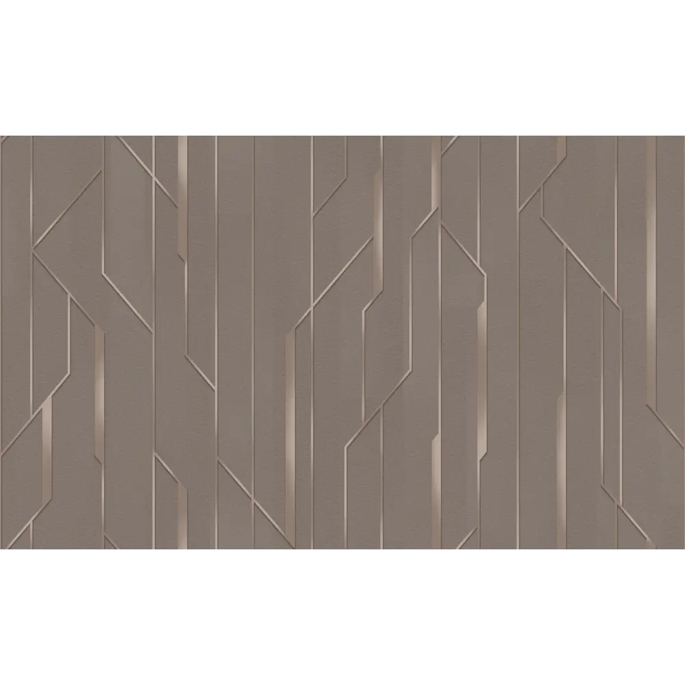 Обои WALLSECRET Portal с геометрическим узором, коричневые 1.06 м 89407985 STLM-1572356 - Вид №2