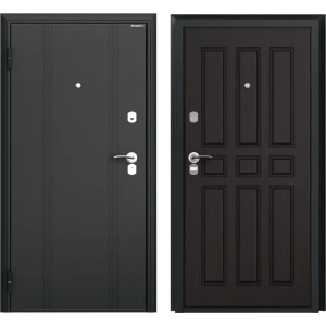 Дверь входная металлическая Оптим 88x205 см левая венге