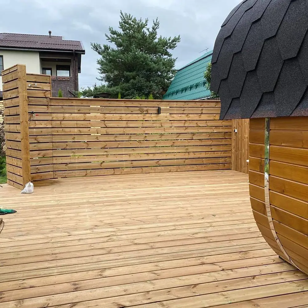 Доска штакетник импрегнированная 15x90x2000 мм хвоя ФГИС ЛК РУСШПАЛА STLM-2173316 - Вид №9