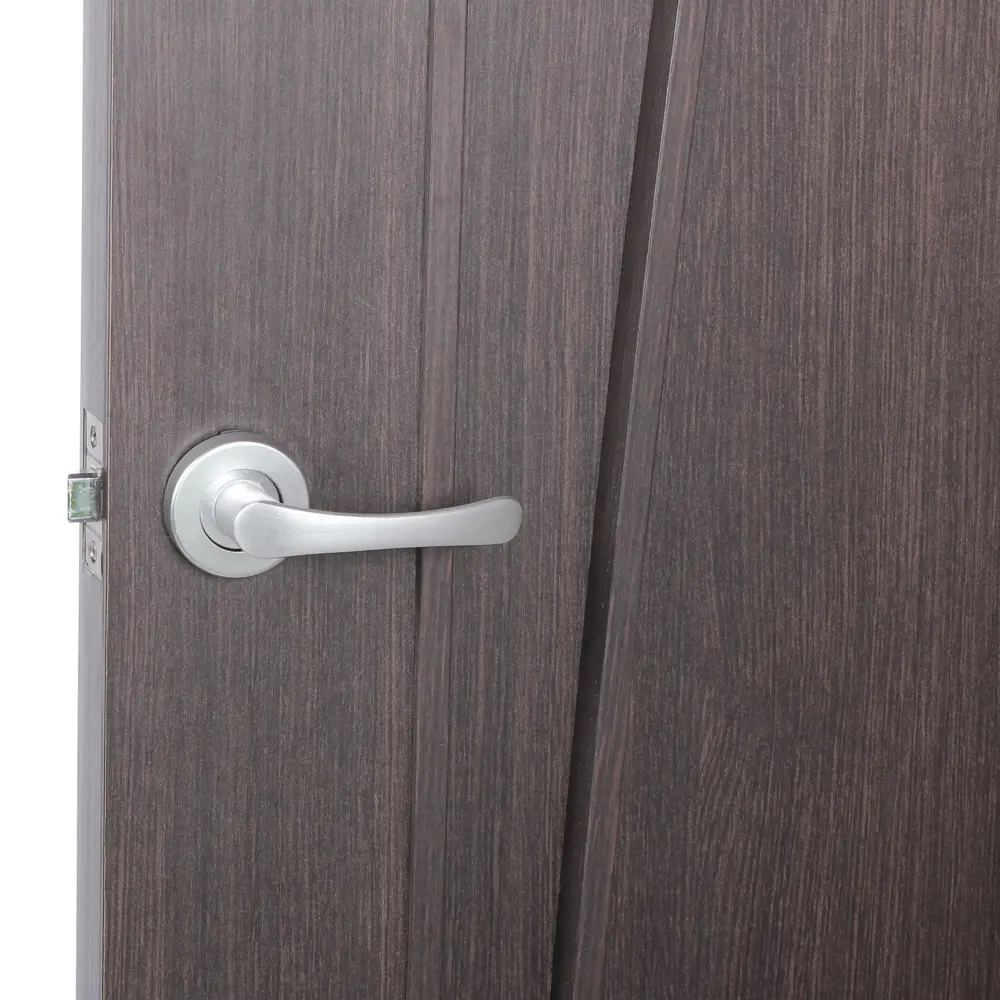 Ручки дверные на розетке E 016-S алюминий анодированное покрытие цвет хром EDSON STLM-2031961 - Вид №6