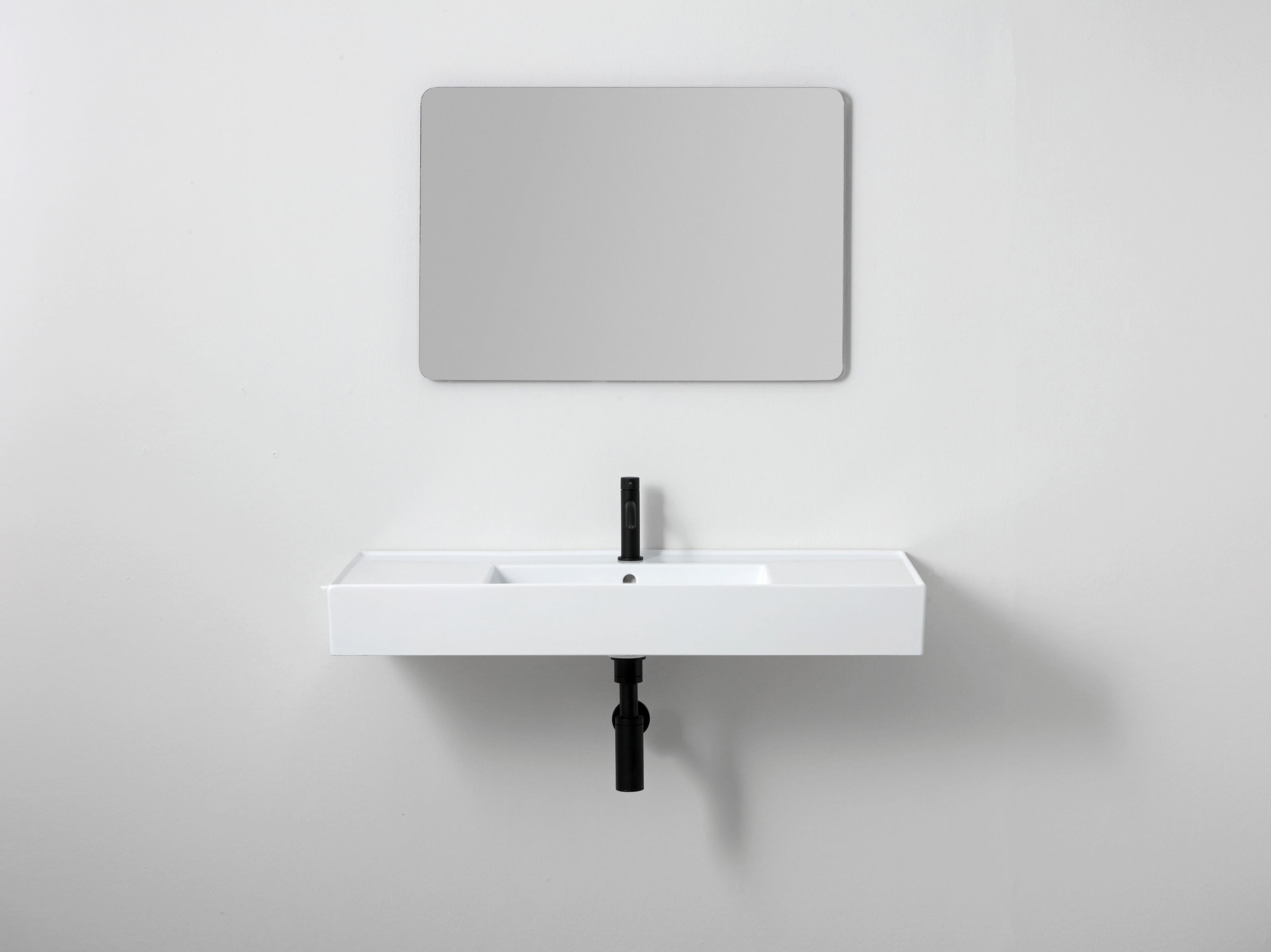 Керамическая одиночная прямоугольная раковина Olympia Ceramica DROP ARCH-00136620 - Вид №3