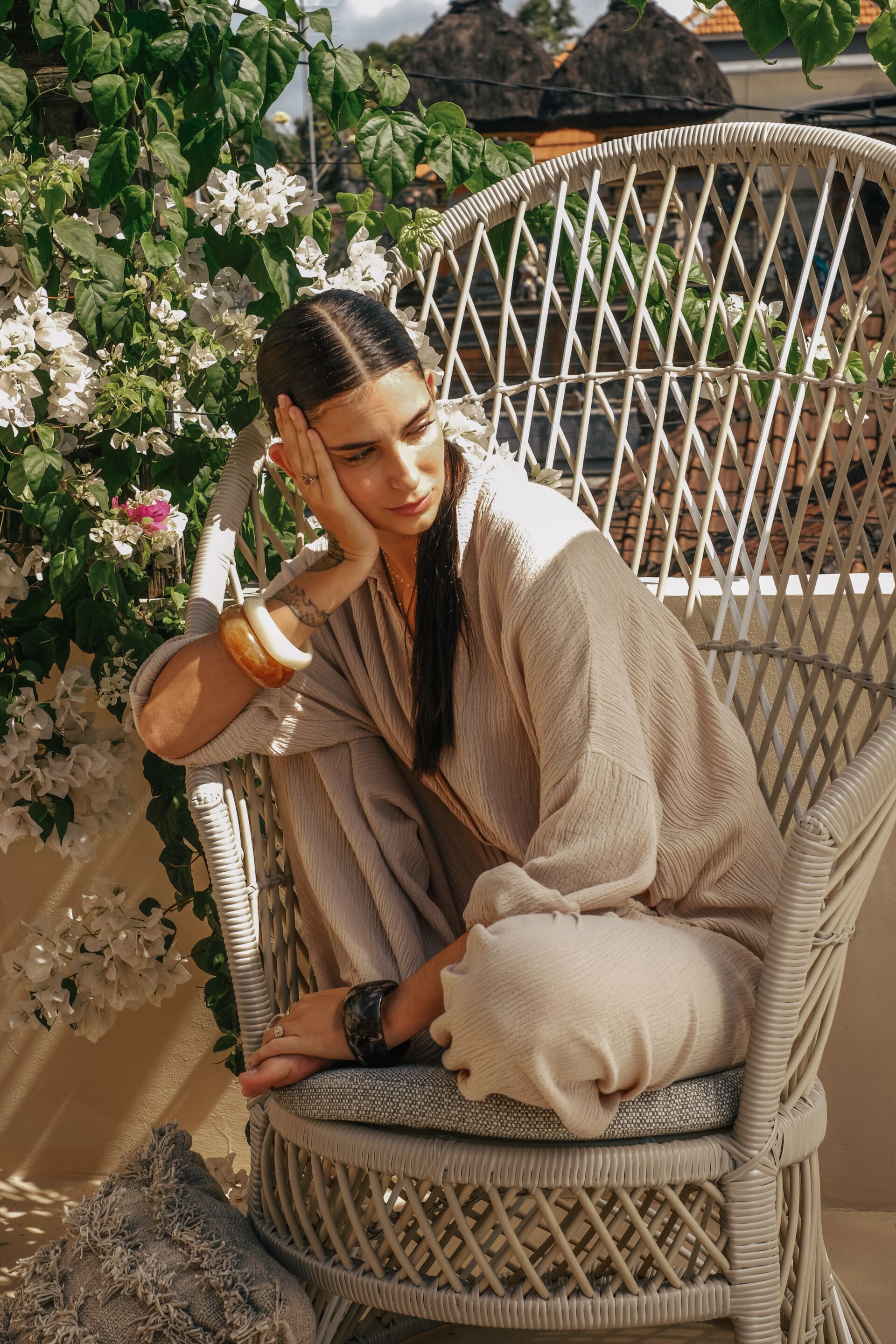 Садовое кресло из синтетического волокна с высокой спинкой cbdesign Agadir ARCH-00033714 - Вид №10